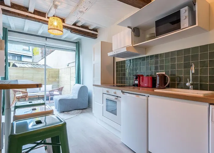 Les Hortillonnages_b&b Inn_centre Ville_terrasse_wifi_netflix 아파트